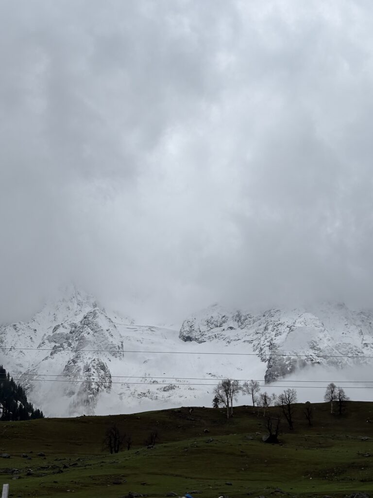 image of a snow caped mountain of kashmir