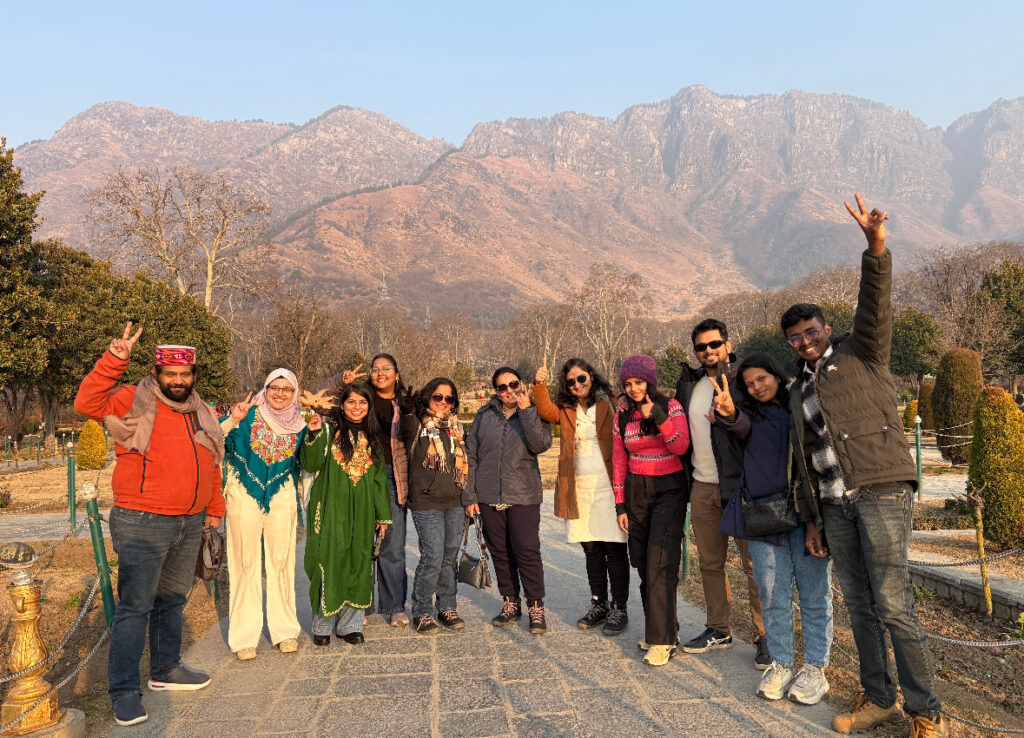 group pic at nishat garden